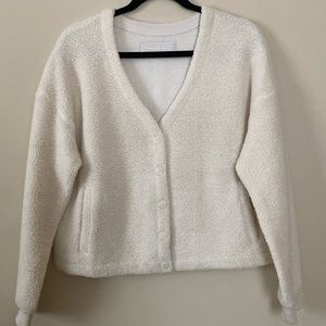 OUTDOOR VOICES Sherpa cardigan